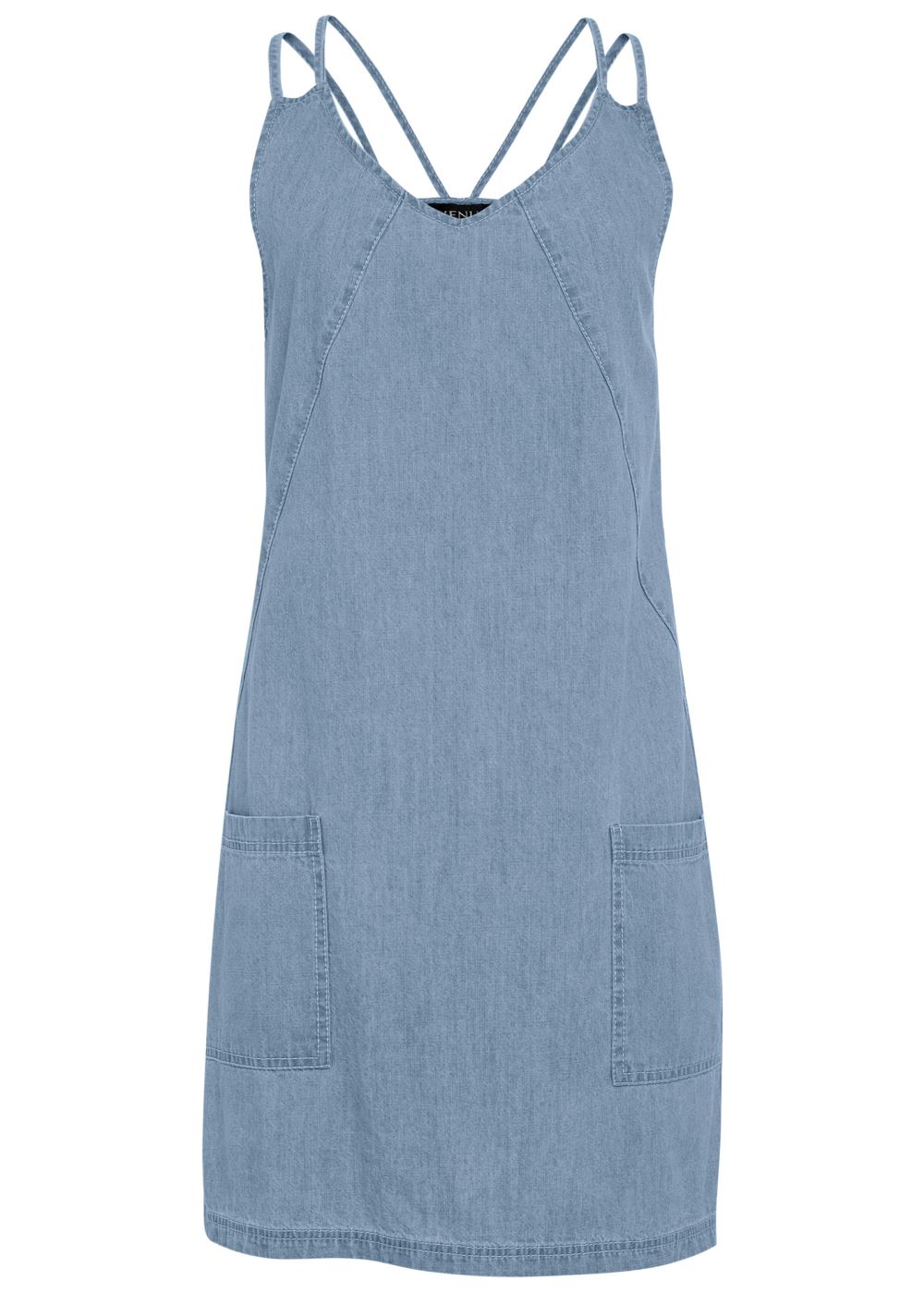Venus Chambray Mini Dress - Light Wash
