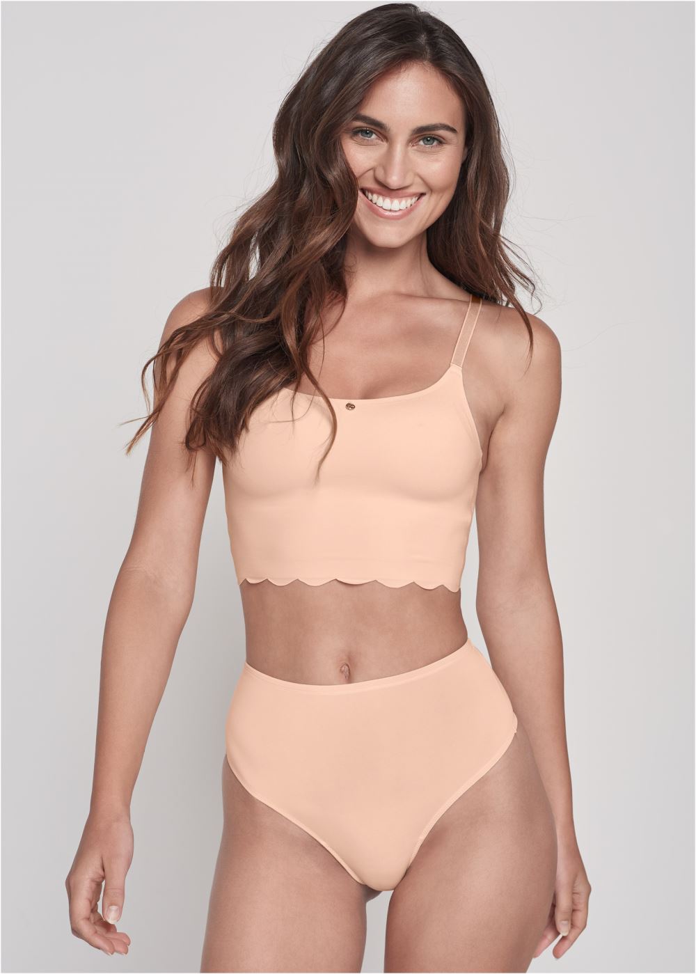 Venus Pearl By Venus® Scalloped Bralette, Any 2/$49 in Bare Bliss