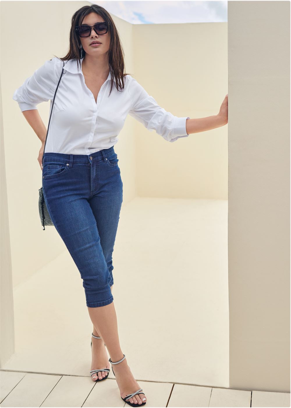 Venus Plus Size Tailored Button-Up Shirt