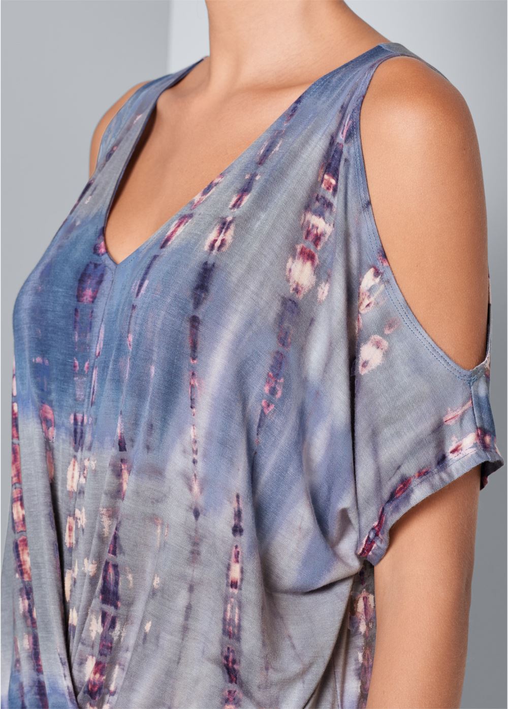 Venus Plus Size Cold-Shoulder Twist Top
