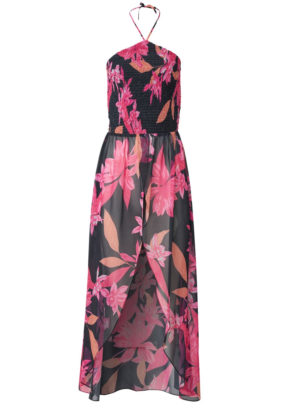 Venus Plus Size Midnight Floral Maxi Top