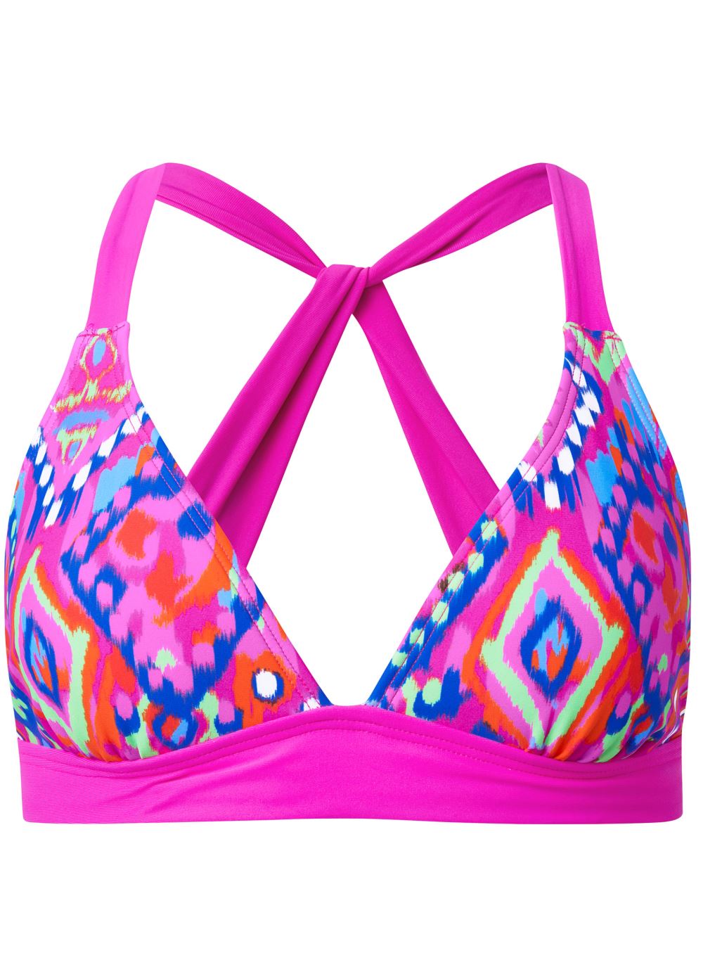 Venus Plus Size Push-Up Halter Top Bikini - Pastel Tie Dye
