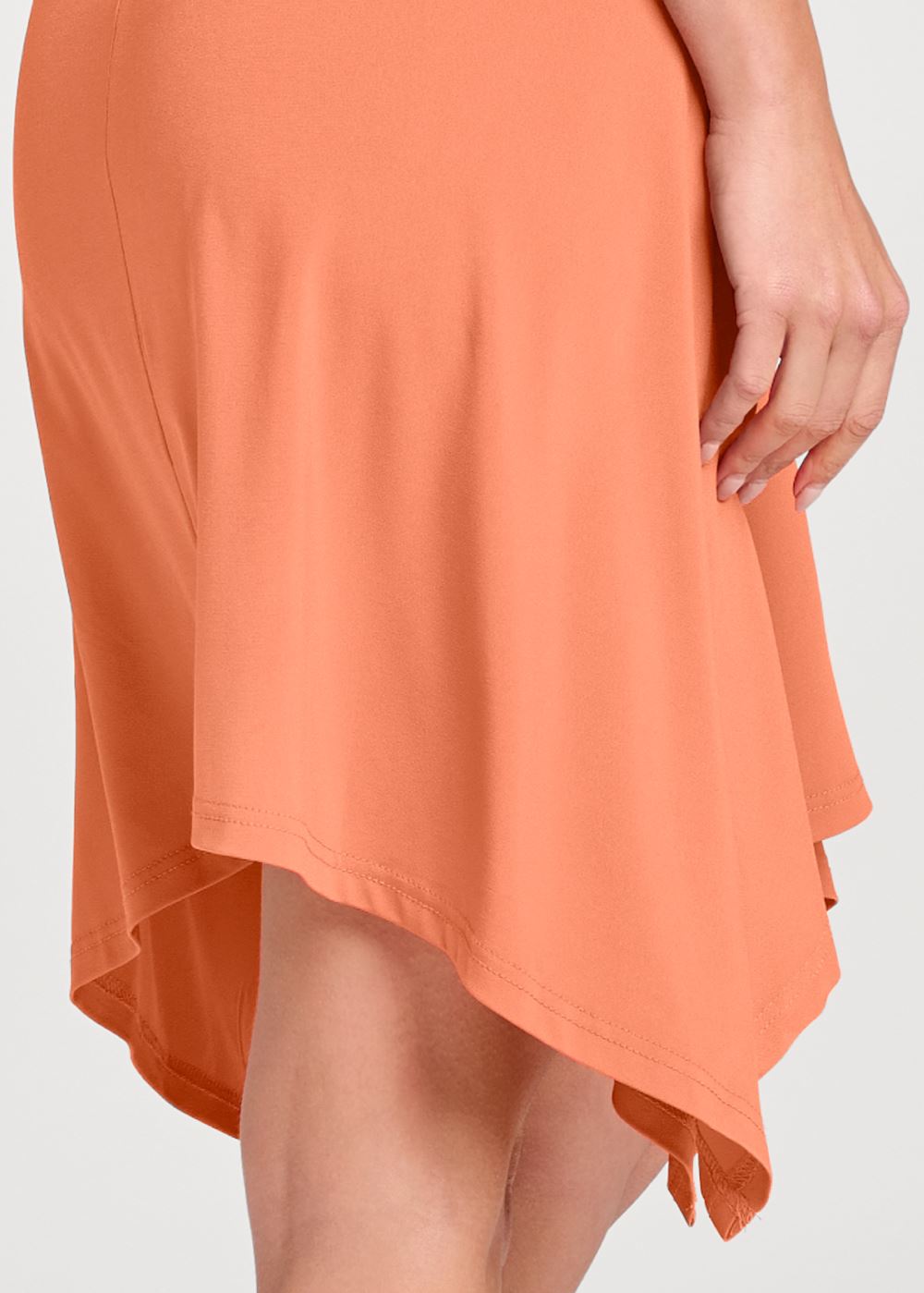 Venus Plus Size Keyhole Detail A-Line Dress