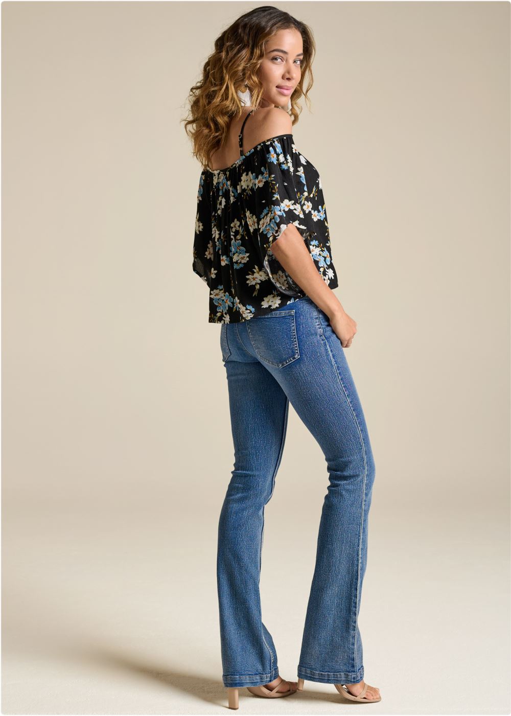 Venus Plus Size Cold Shoulder Top
