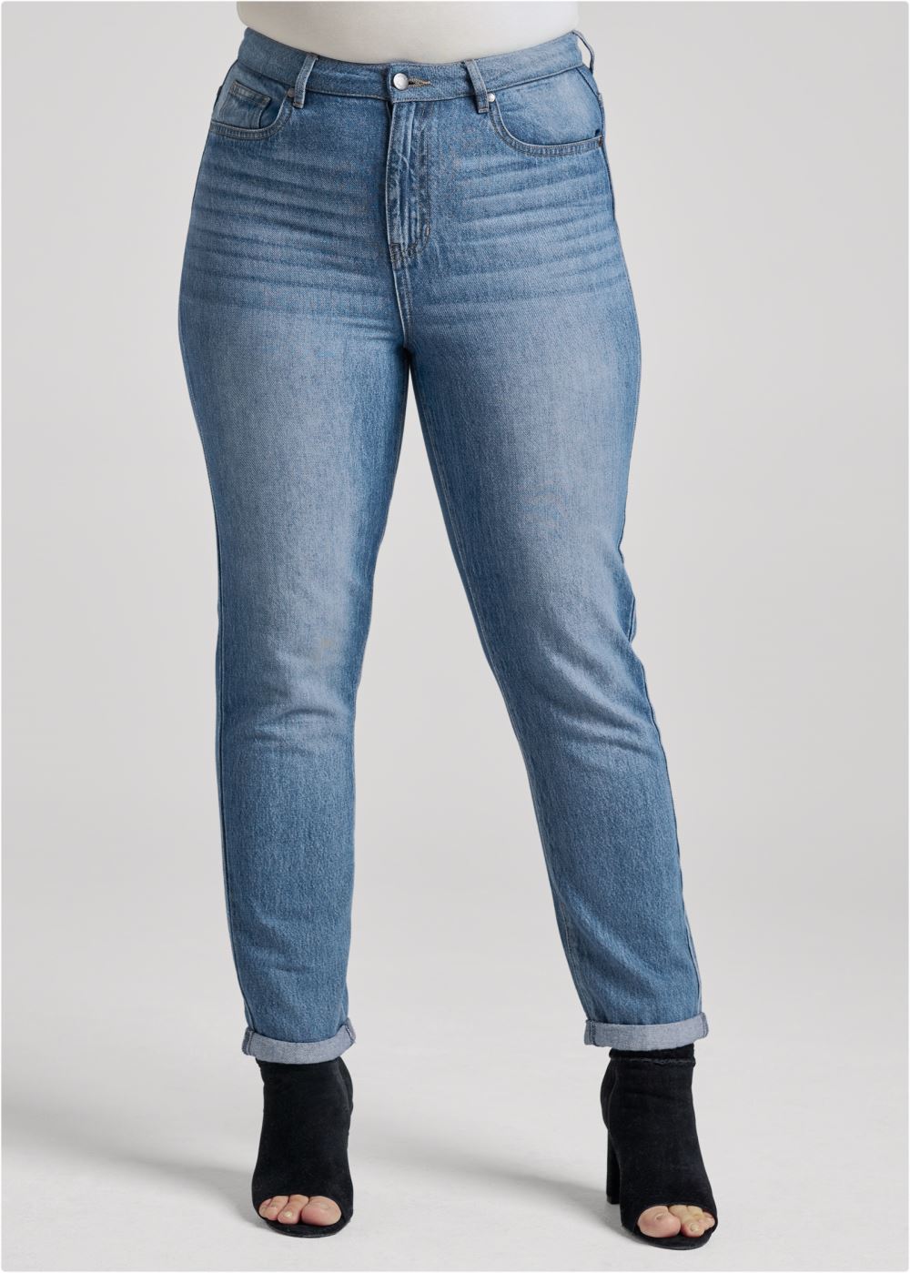 Venus Medium Wash New Vintage Straight Jeans