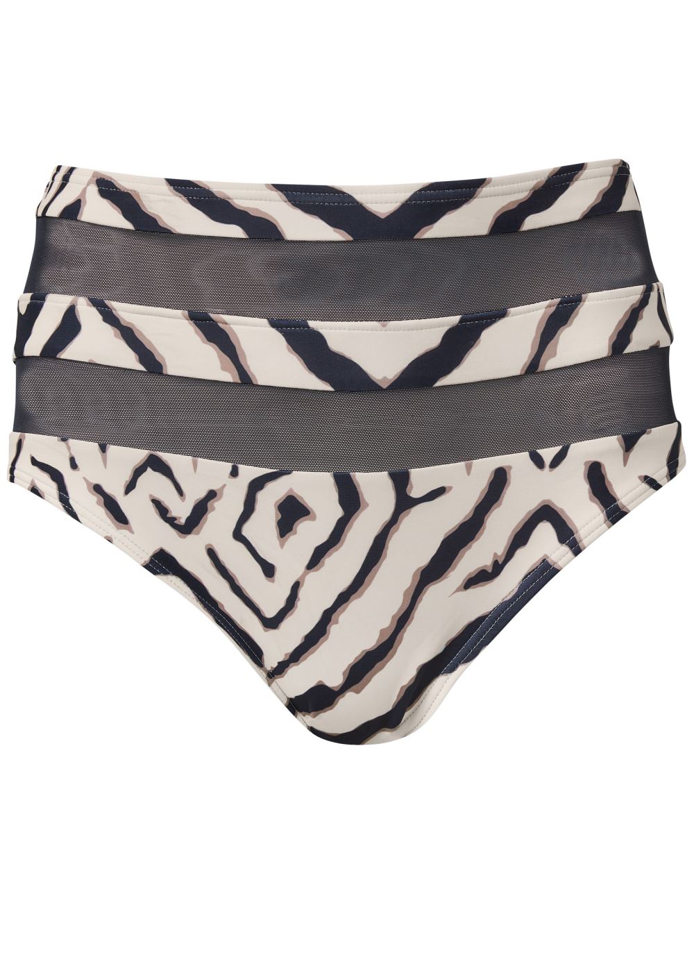 Venus Mesh Peek-A-Boo High-Waist Bottom Bikini