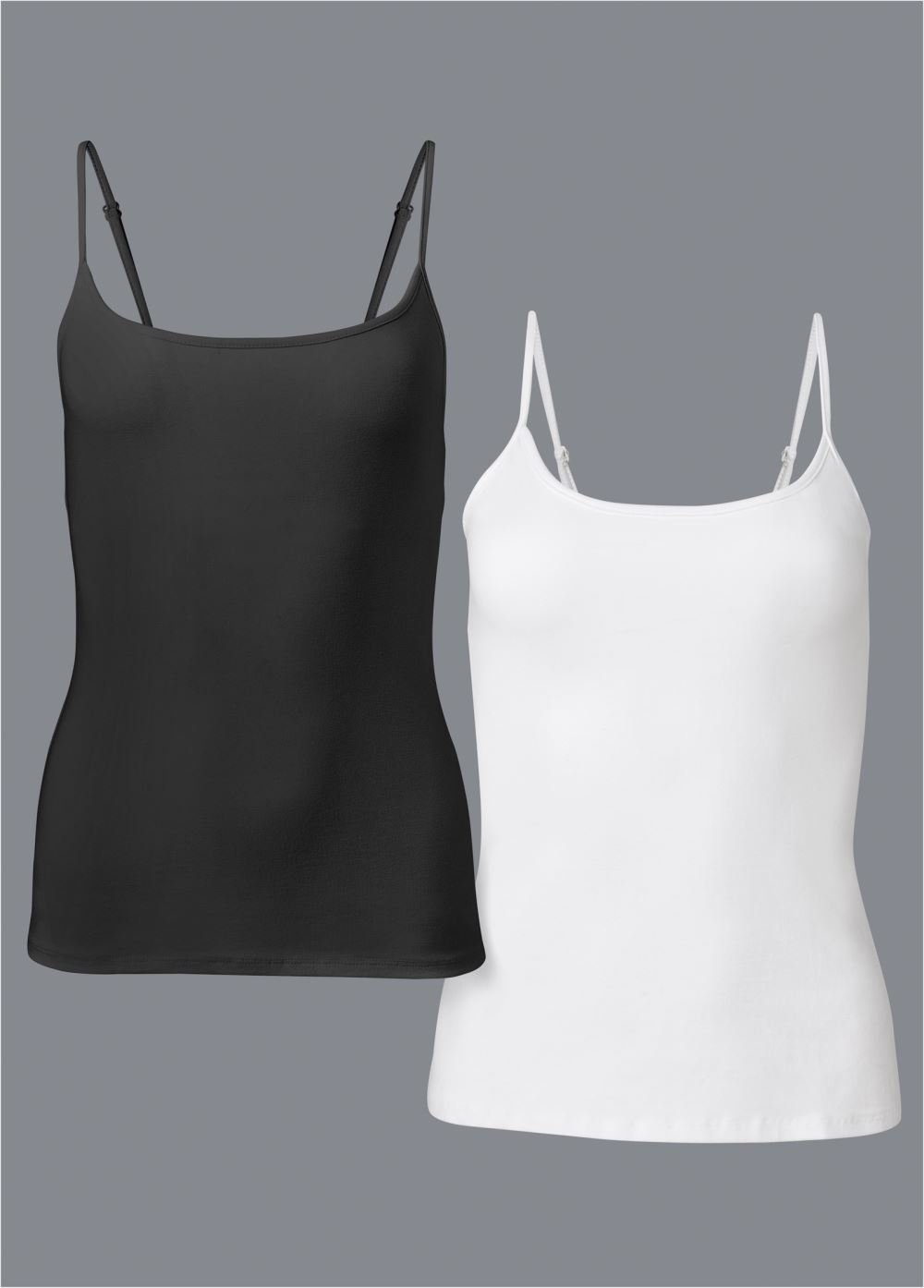 Venus Black & White BASIC CAMI TWO PACK