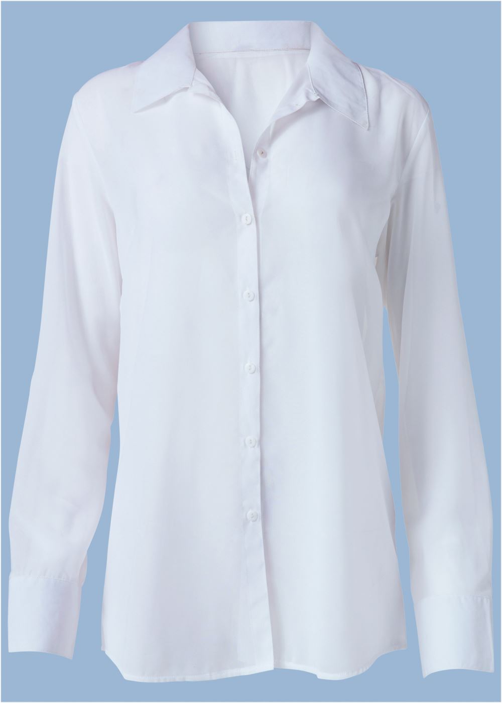 Venus Plus Size Sheer Button-Up Sexy Shirt