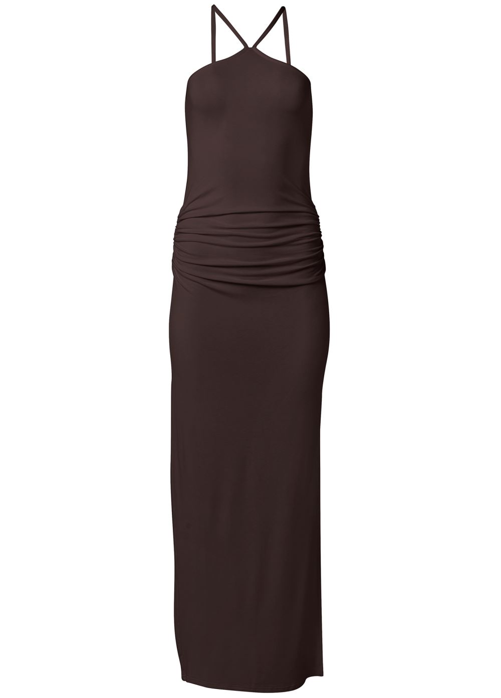 Venus Plus Size Halter Neck Maxi Dress