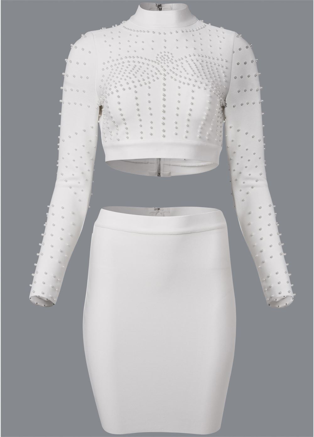 Venus Plus Size Two-Piece Bandage Dress