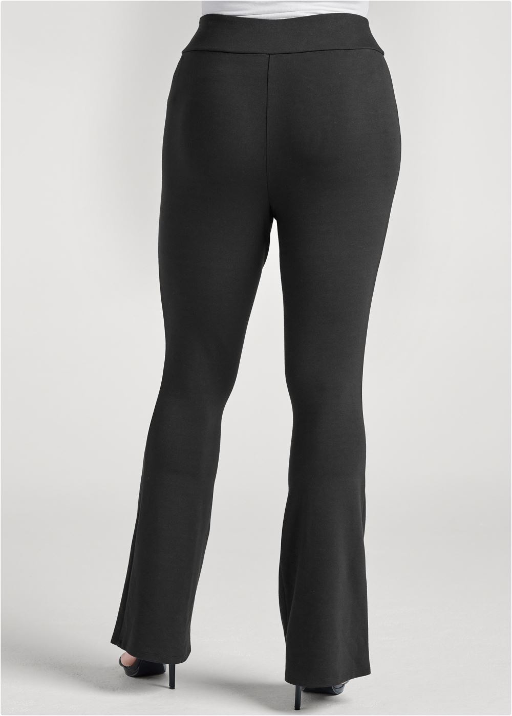 Venus Black WIDE LEG PONTE PANTS