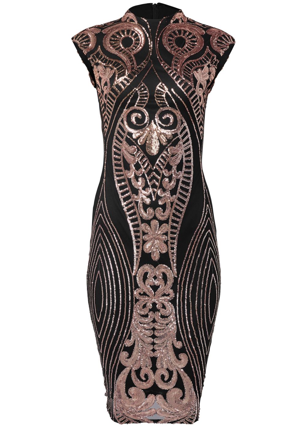 Venus Plus Size Sequin Midi Dress