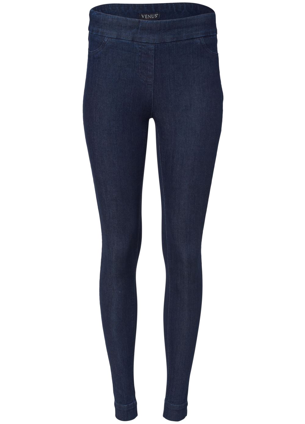 Venus Dark Wash MID-RISE SLIMMING STRETCH JEGGINGS