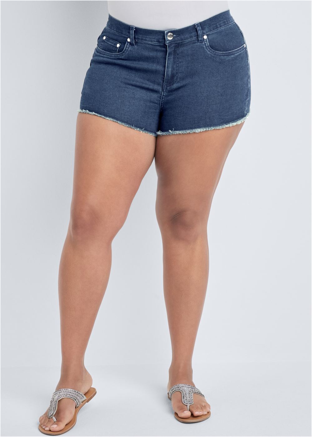 Venus Medium Wash CUTOFF JEAN SHORTS