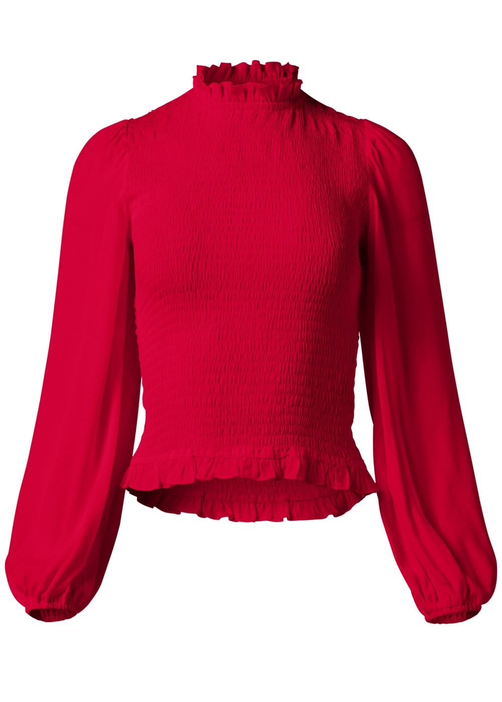 Venus Plus Size Balloon Sleeve Blouse