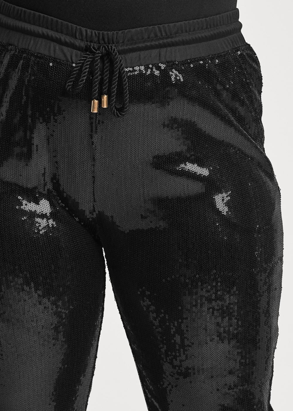 Venus Black SEQUIN JOGGER PANTS