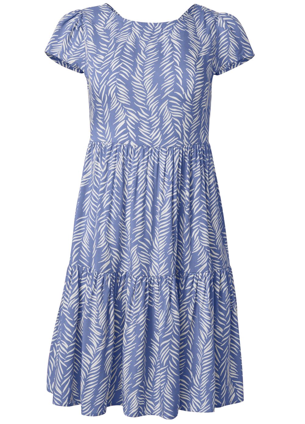 Venus Plus Size Printed Babydoll Dress