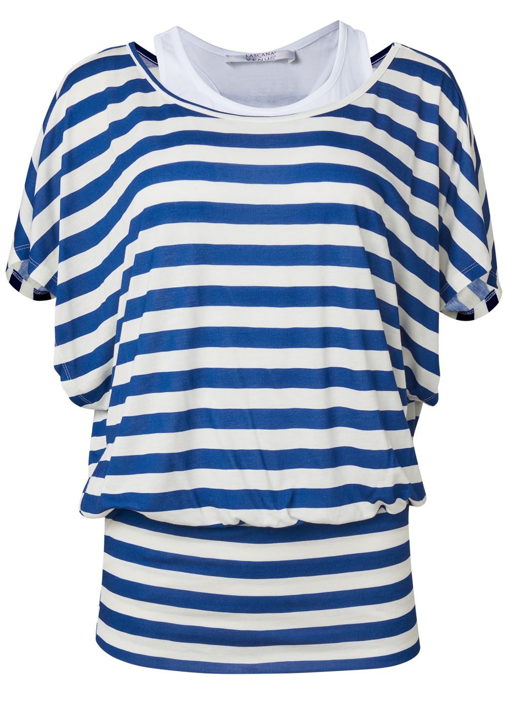 Venus Plus Size Off-Shoulder Layered Top