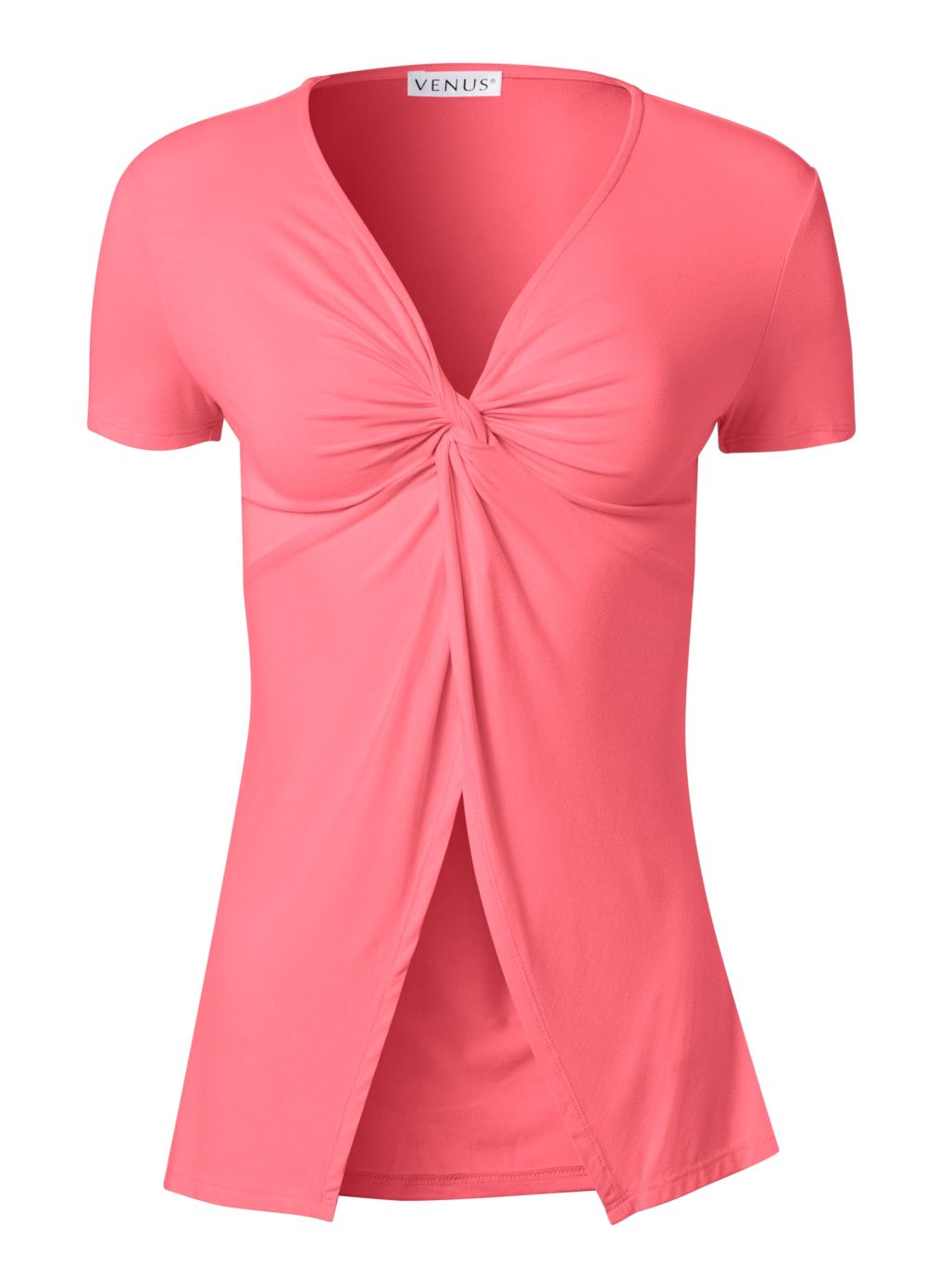 Venus Plus Size Flyaway Twist-Front Top