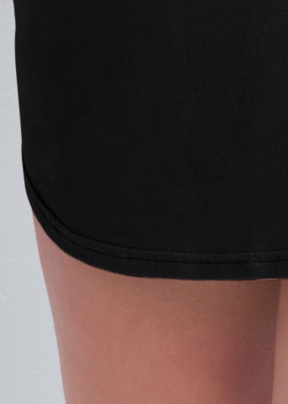 Venus Plus Size Zip Detail Casual Dress