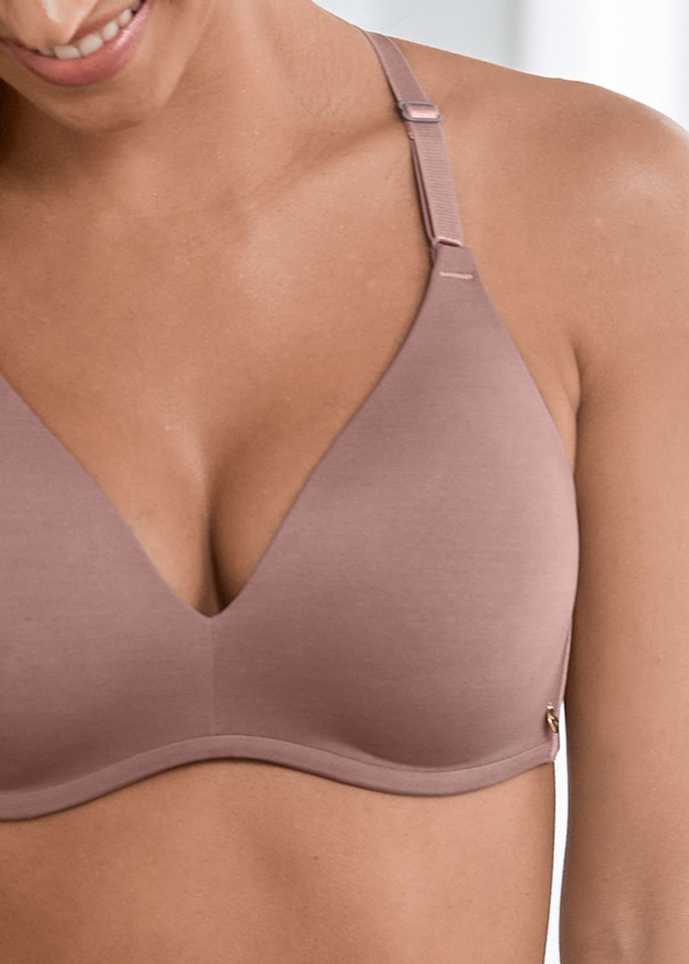 Venus Evening Mauve Pearl By Venus® Lace Back Wireless Bra, Any 2/$75