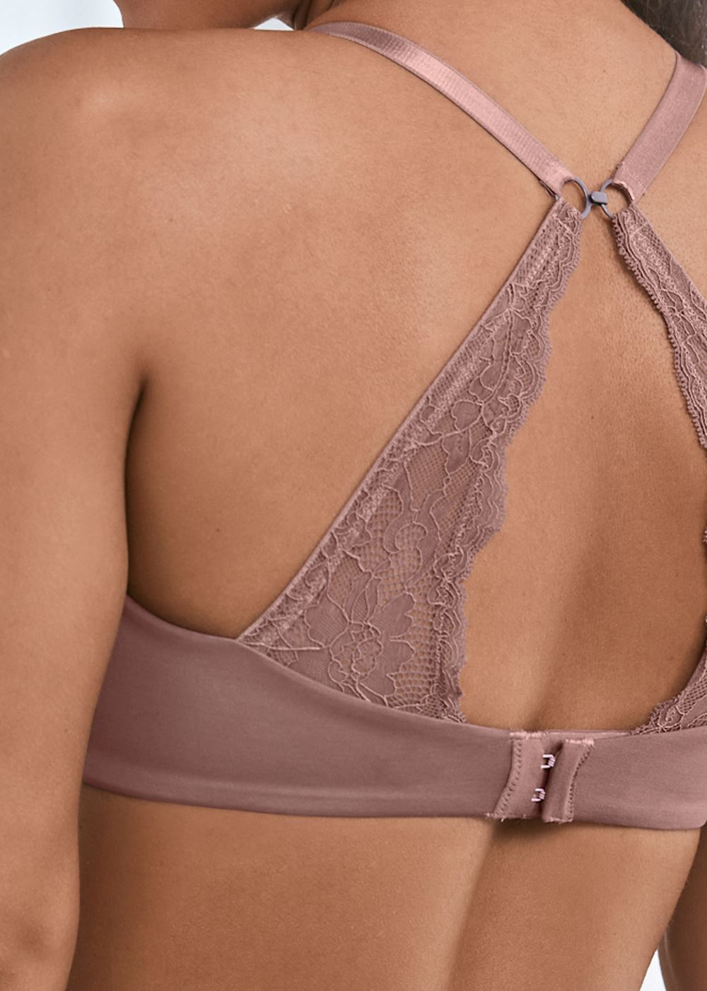 Venus Evening Mauve Pearl By Venus® Lace Back Wireless Bra, Any 2/$75