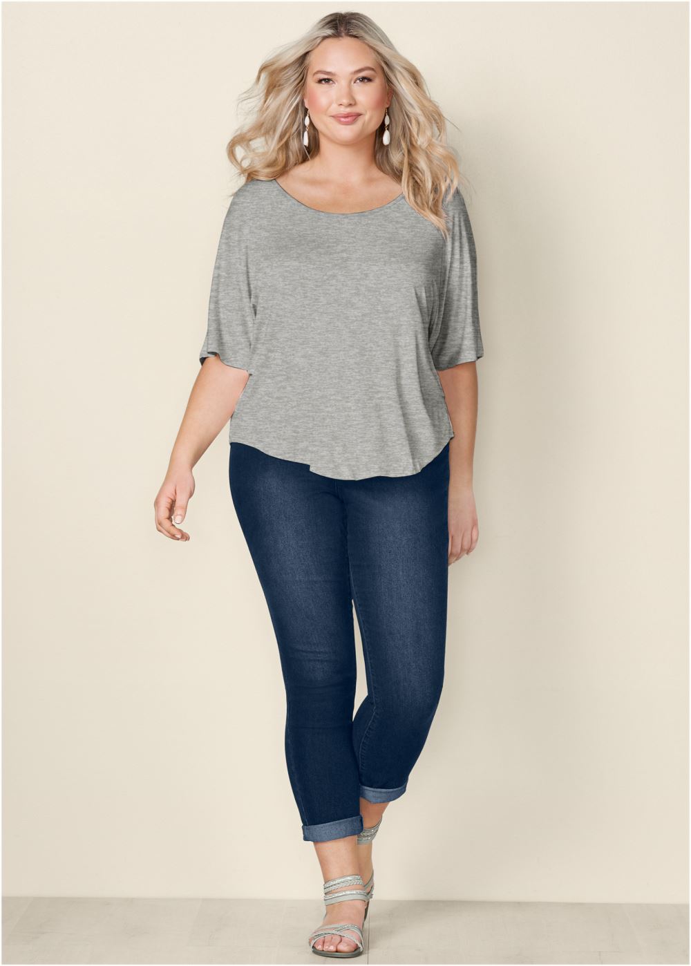 Venus Plus Size Racerback Basic Top