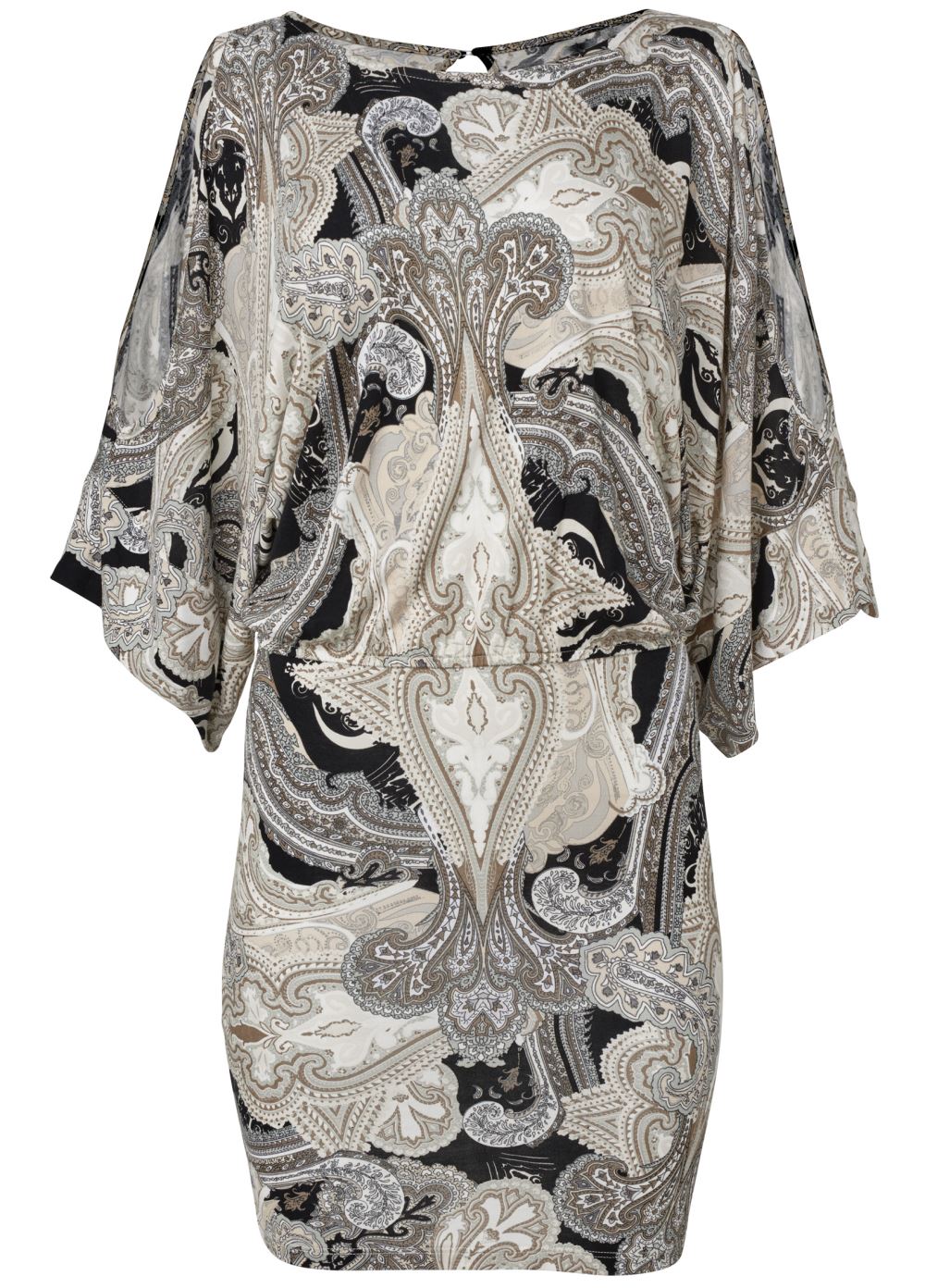 Venus Plus Size Paisley Printed Dress