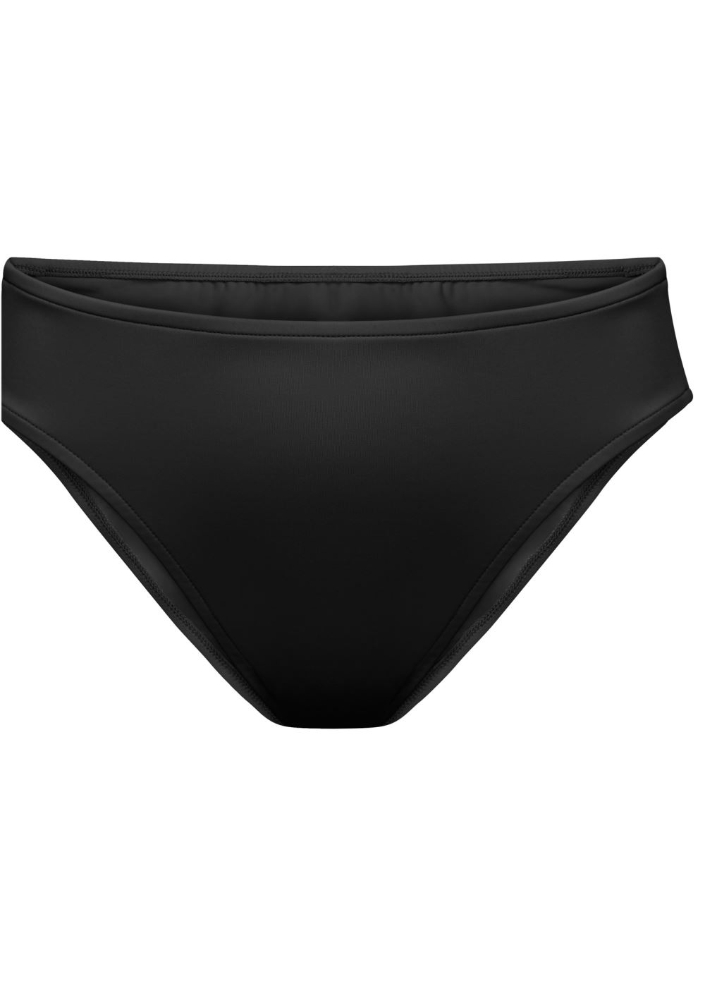 Venus Classic Hipster Mid-Rise Bottom Bikini - Black Beauty