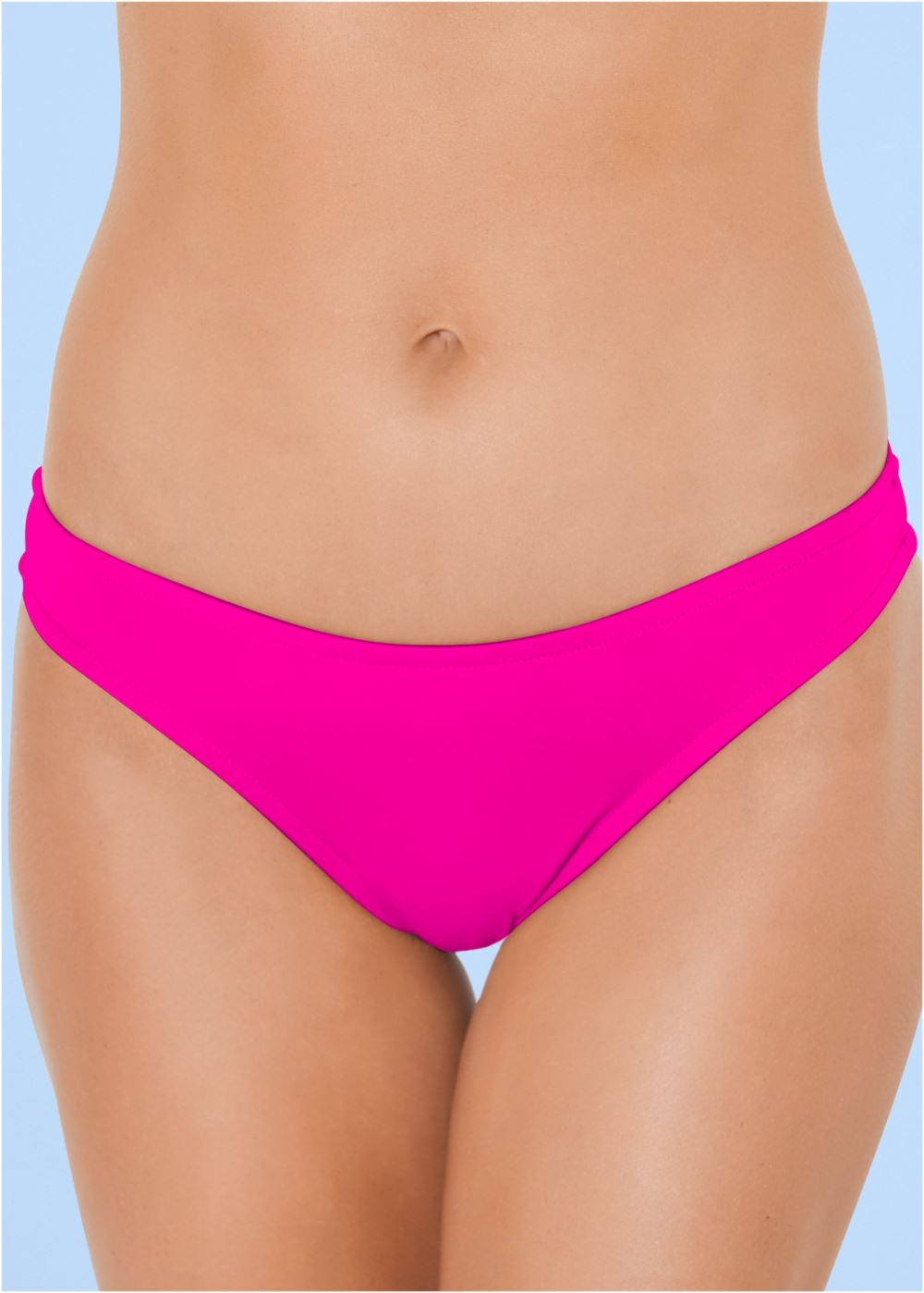 Venus Classic Scoop Front Bottom Bikini - Electric Pink