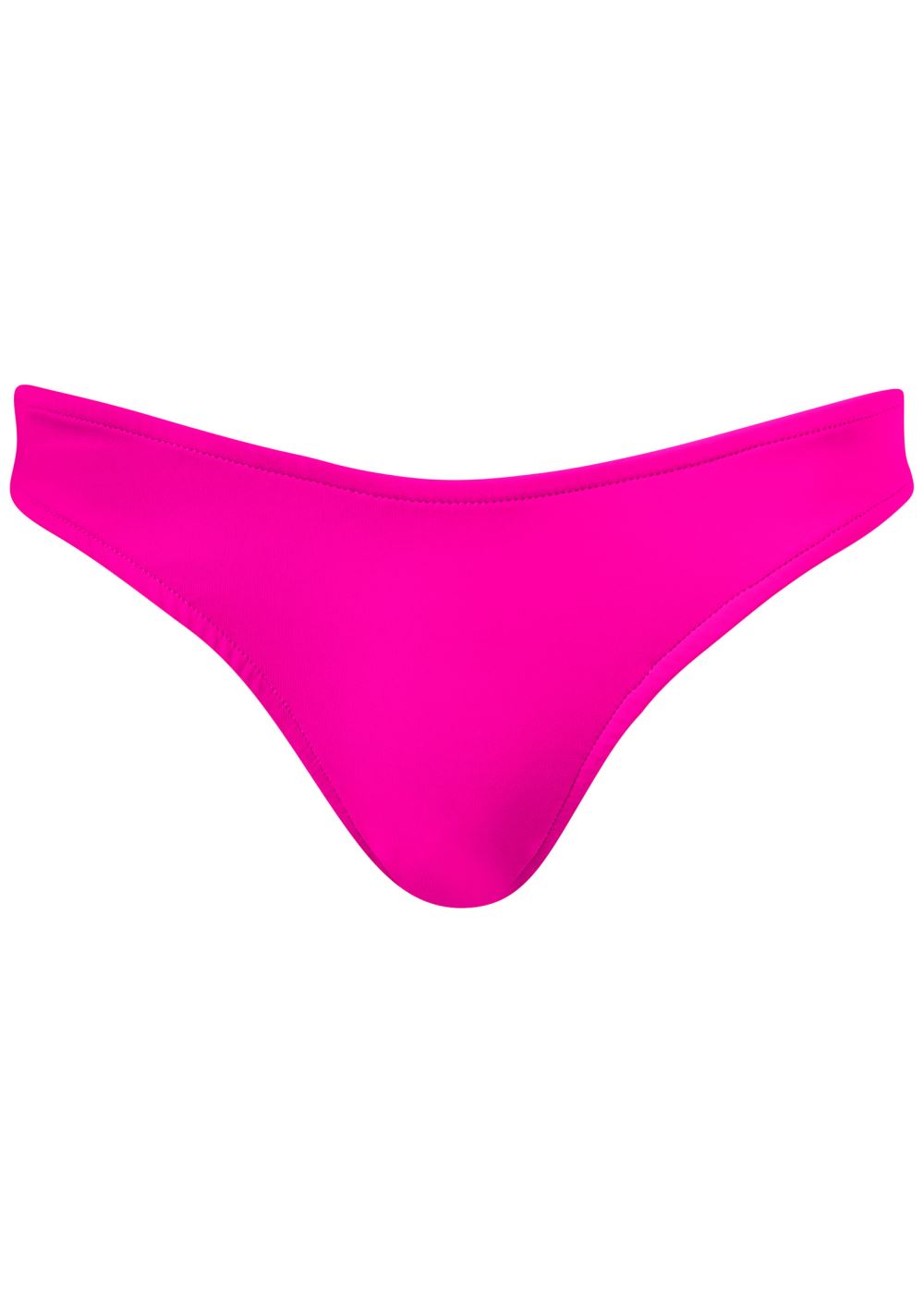 Venus Classic Scoop Front Bottom Bikini - Electric Pink