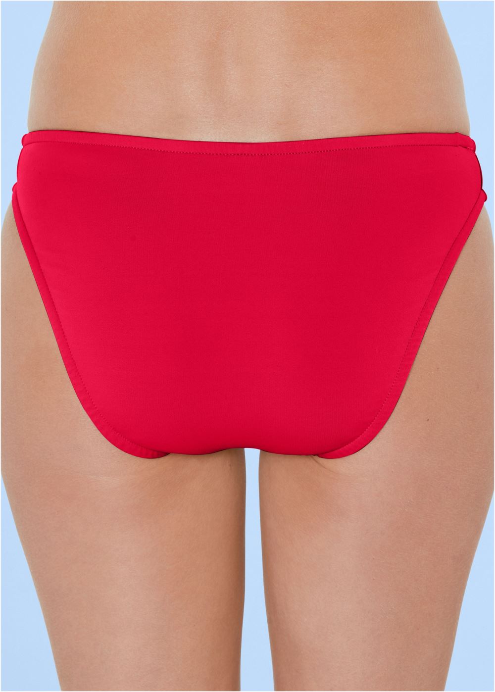 Venus Classic Scoop Front Bottom Bikini - Red Hot