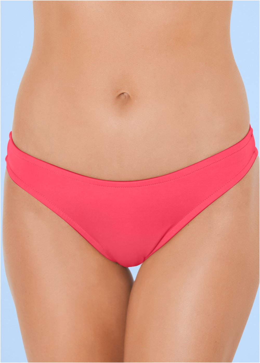 Venus Classic Scoop Front Bottom Bikini - Sunset Pink